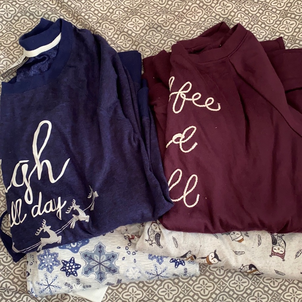 Ladies Christmas Pajama Sets